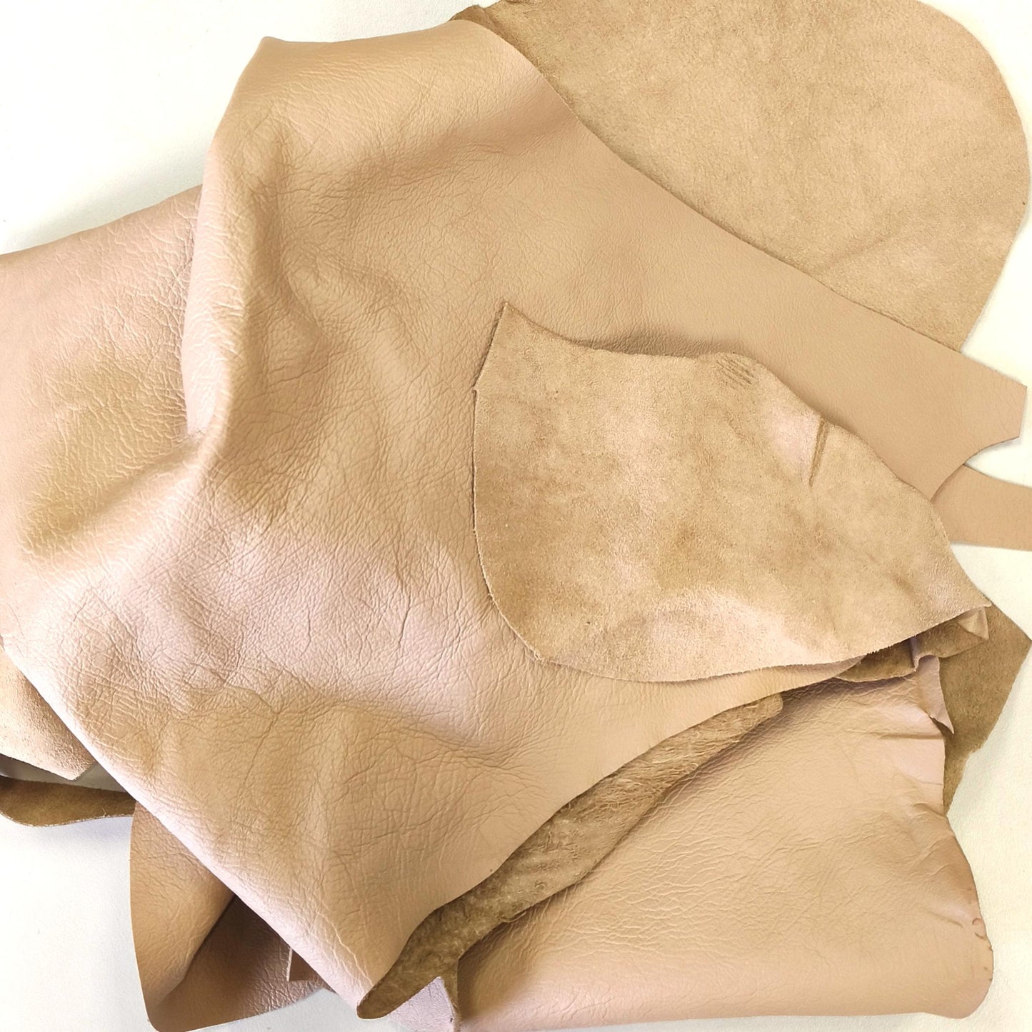 Leather Offcuts 1kg (Taupe)