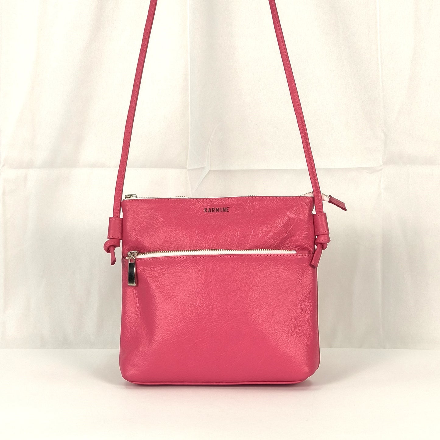 Acacia Leather cross-body bag (2 colours)