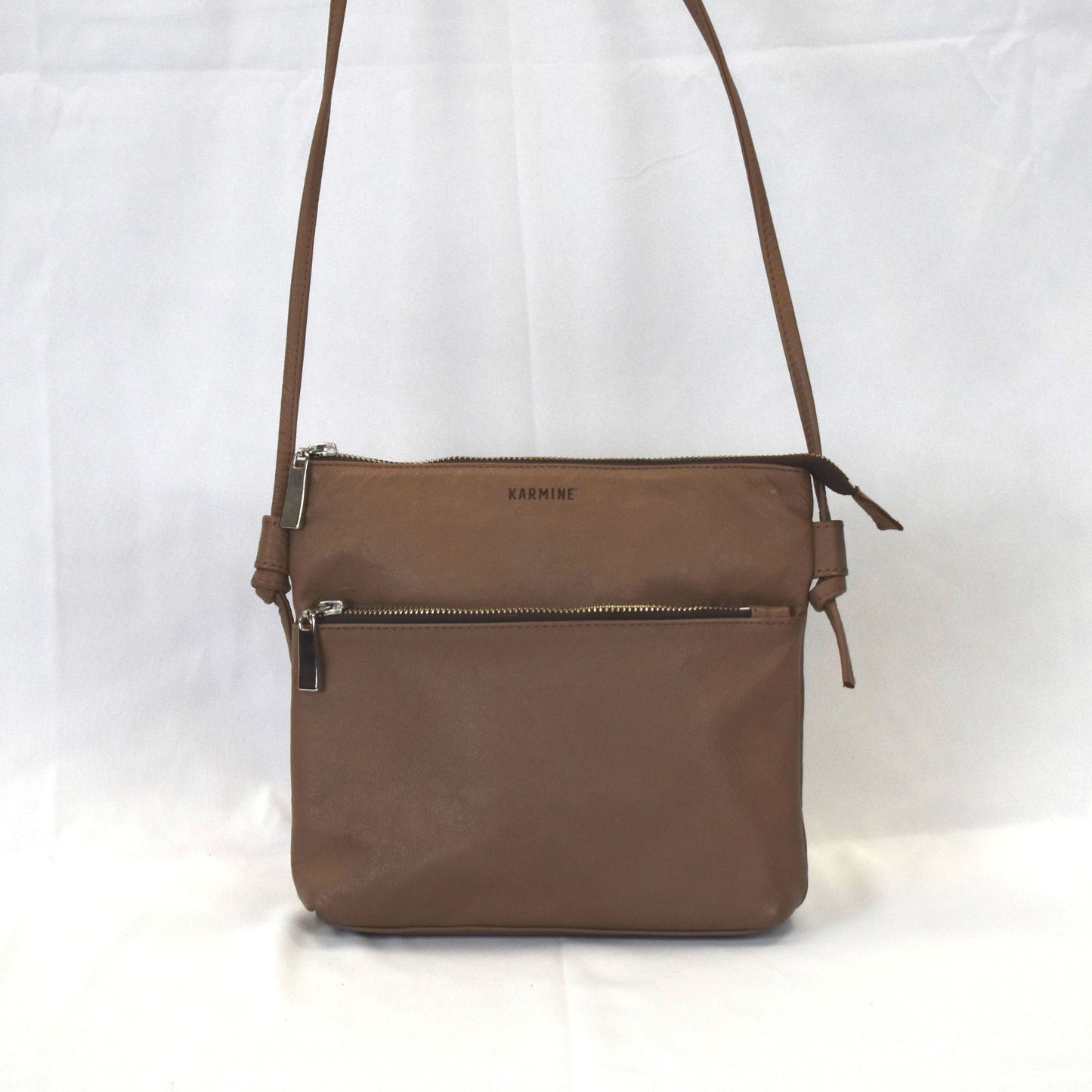 Acacia Leather cross-body bag (12 colours)