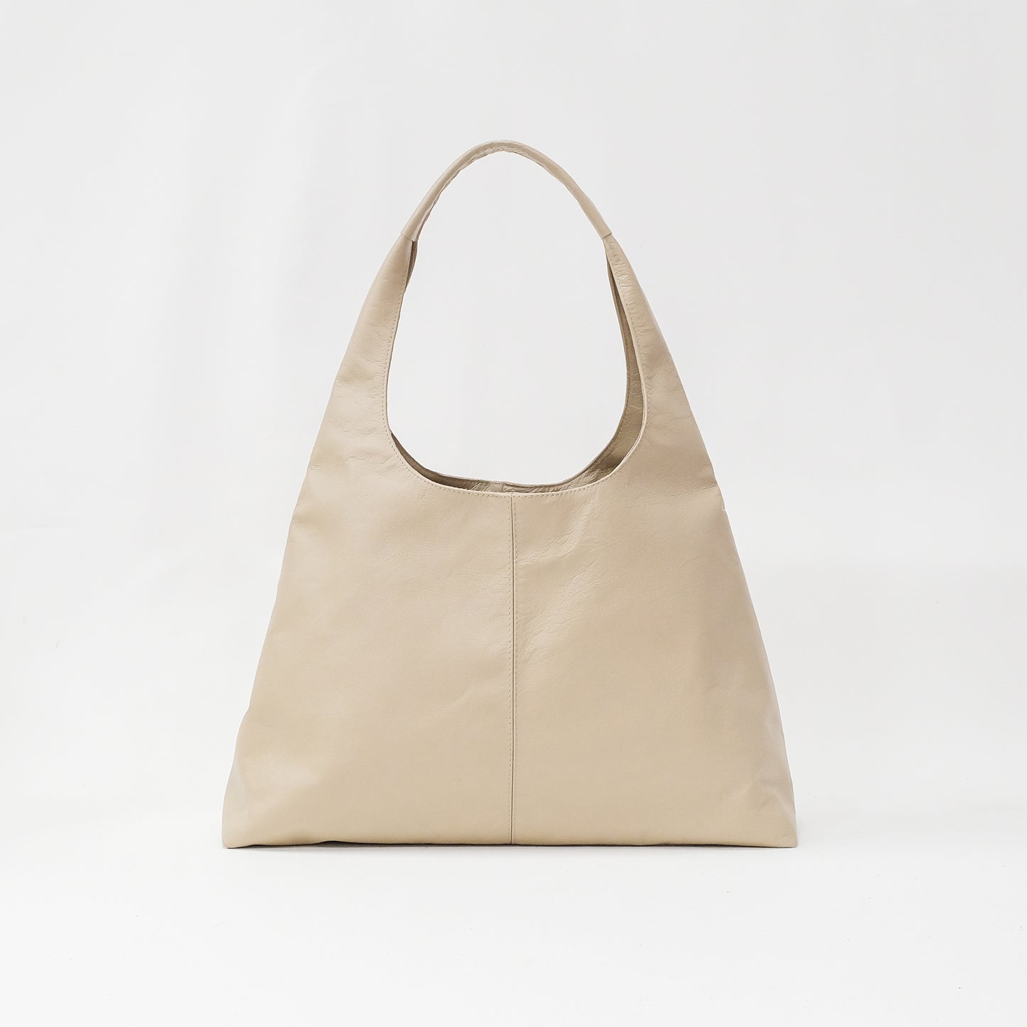 Hibiscus Leather Hobo Bag