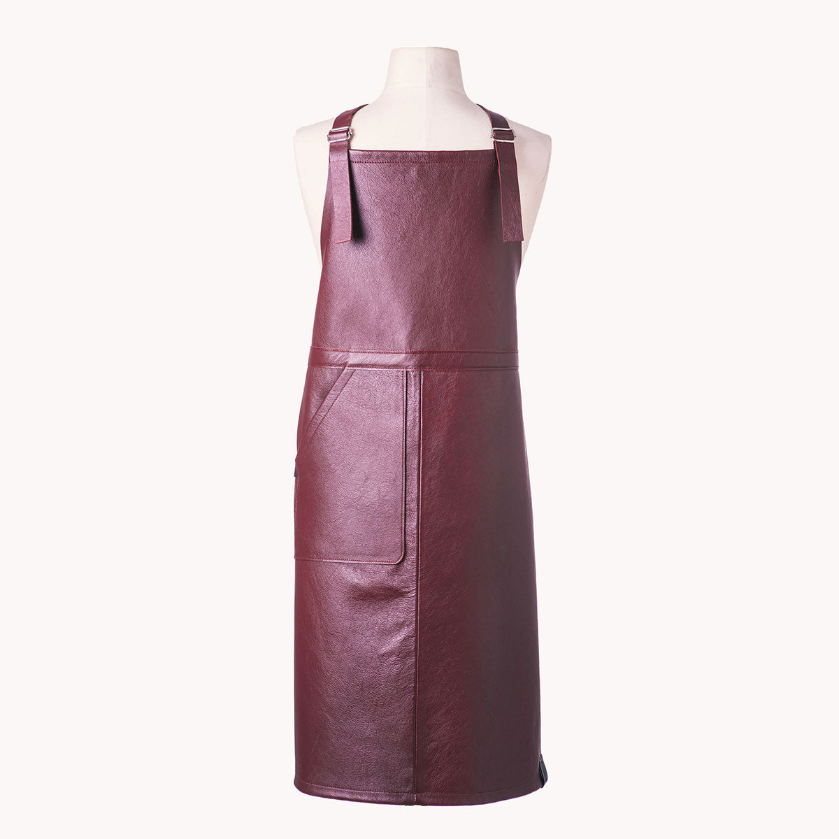 Deluxe Leather Apron (Burgundy)