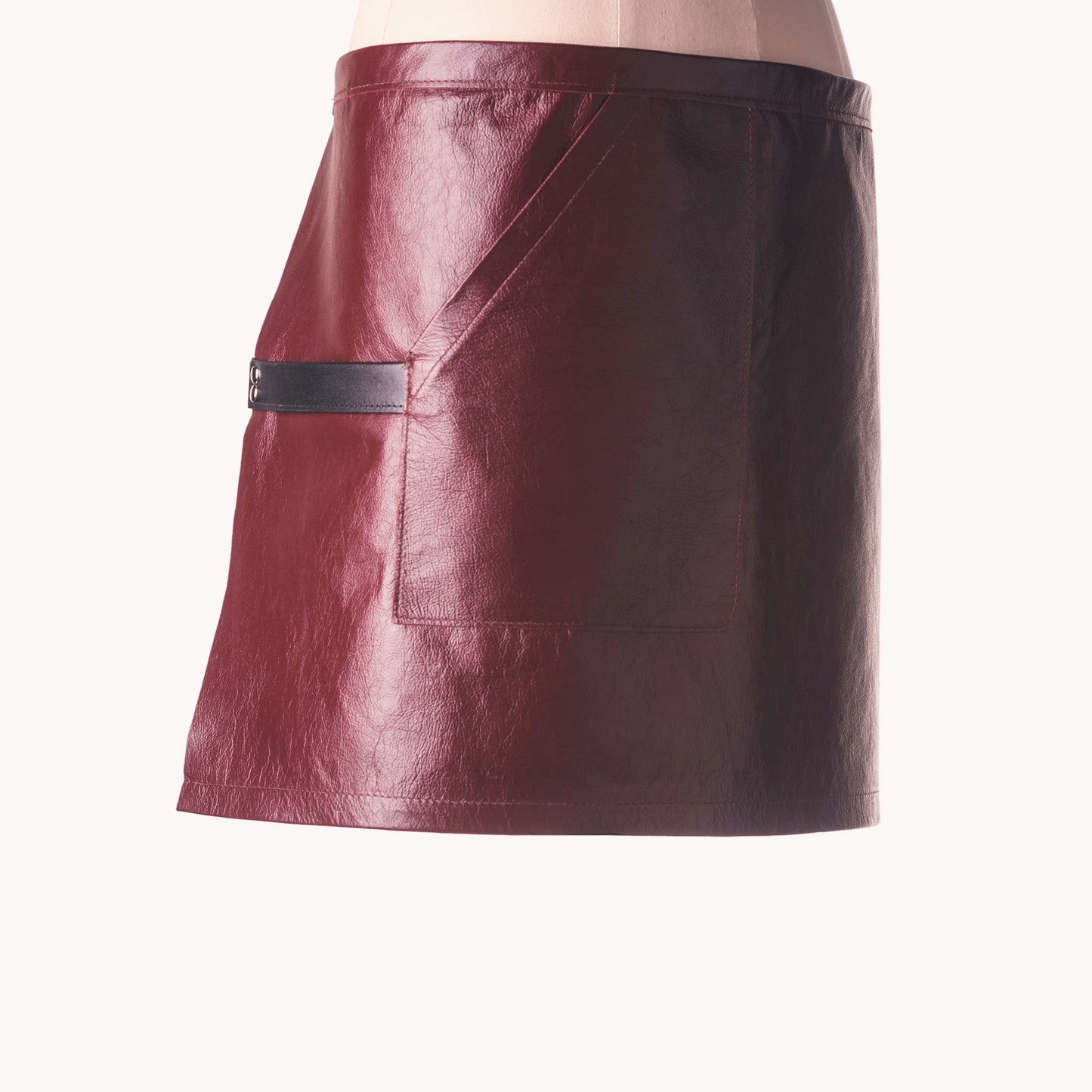 Deluxe Skirt Apron (Burgundy)