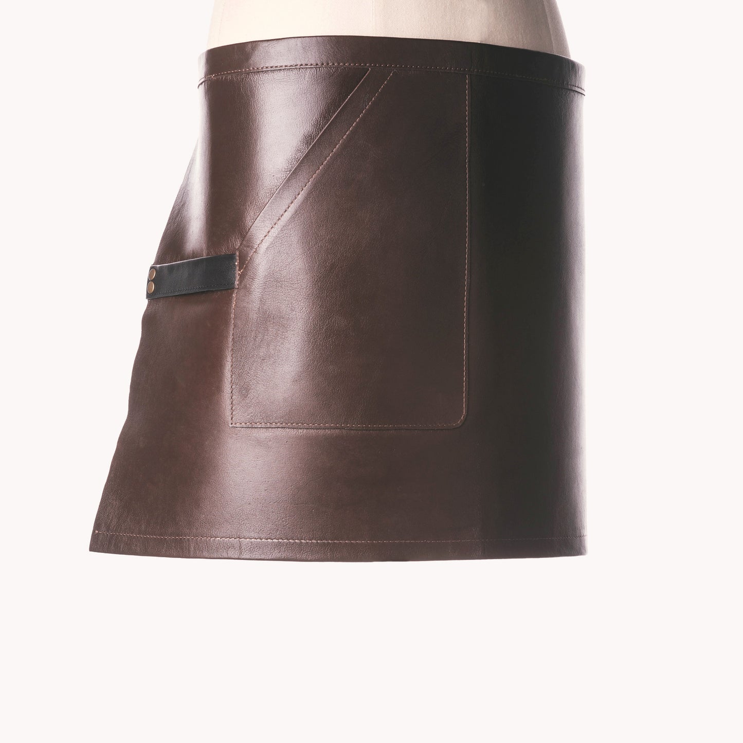 Deluxe Skirt Apron (Chocolate Brown)