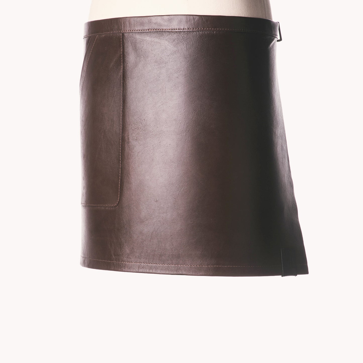 Deluxe Skirt Apron (Chocolate Brown)