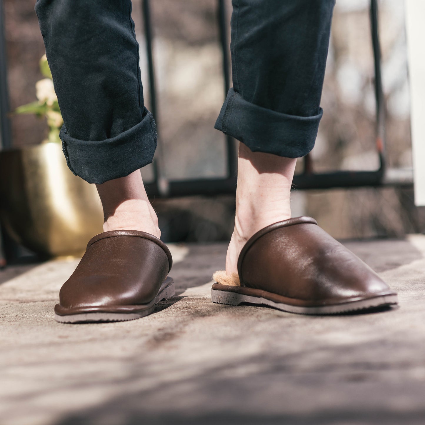 Mens Karmine Slipper (Burgundy)