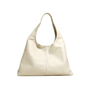 Hibiscus Leather Hobo Bag (Ghost Gum)