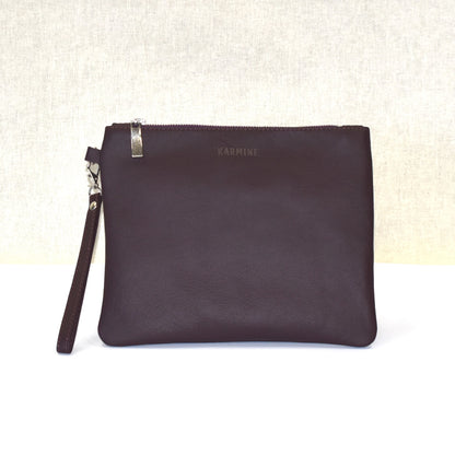 Karmine Leather Clutch (18 colours)