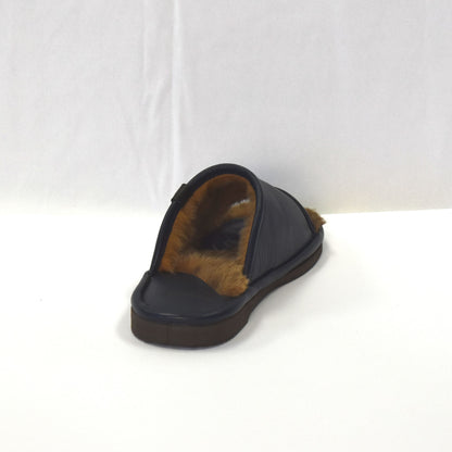 Karmine Toeless Slide (Navy)