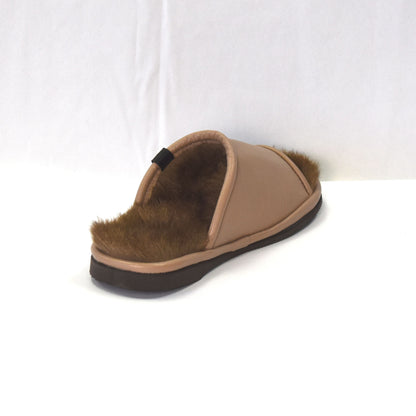 Karmine Toeless Slide (Taupe)