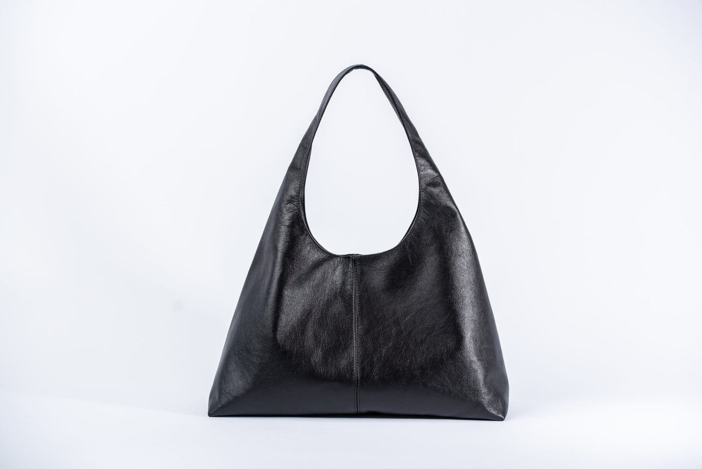 Hibiscus Leather Hobo Bag