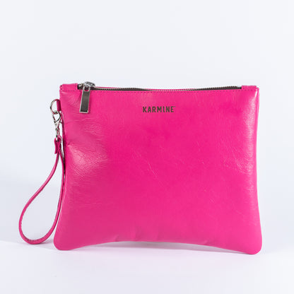 Karmine Leather Clutch (18 colours)