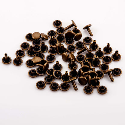 Cap Rivets 10mm (Antique Brass)