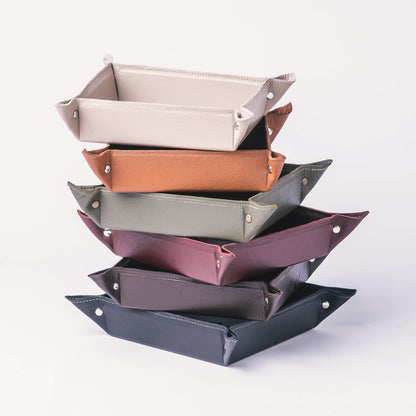 Small Leather Trinket Tray