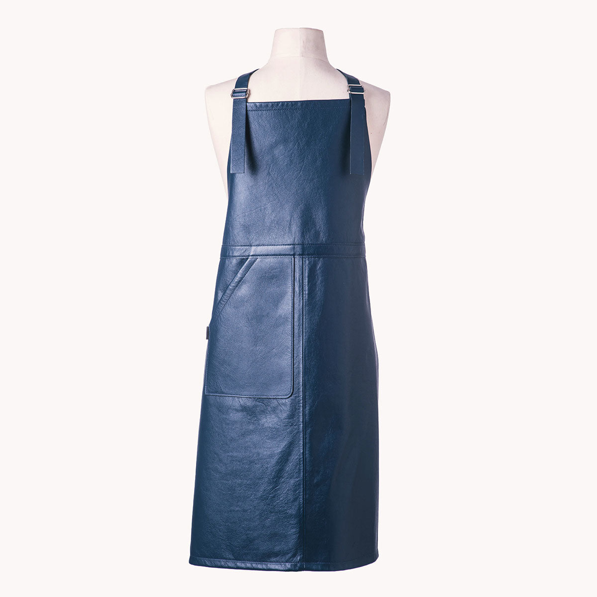 Deluxe Leather Apron (Navy)