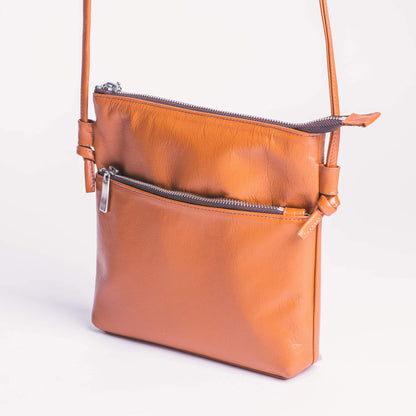 Acacia Leather cross-body bag (7 colours)