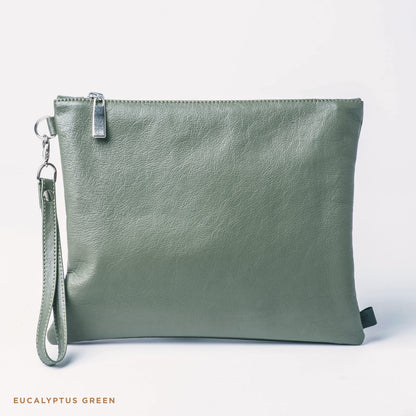 Karmine Leather Clutch (18 colours)