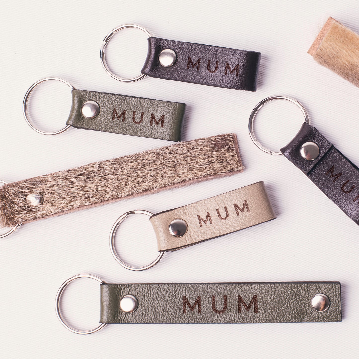 MUM - Leather Key Ring