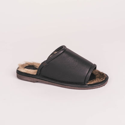 Karmine Toeless Slide (Black)