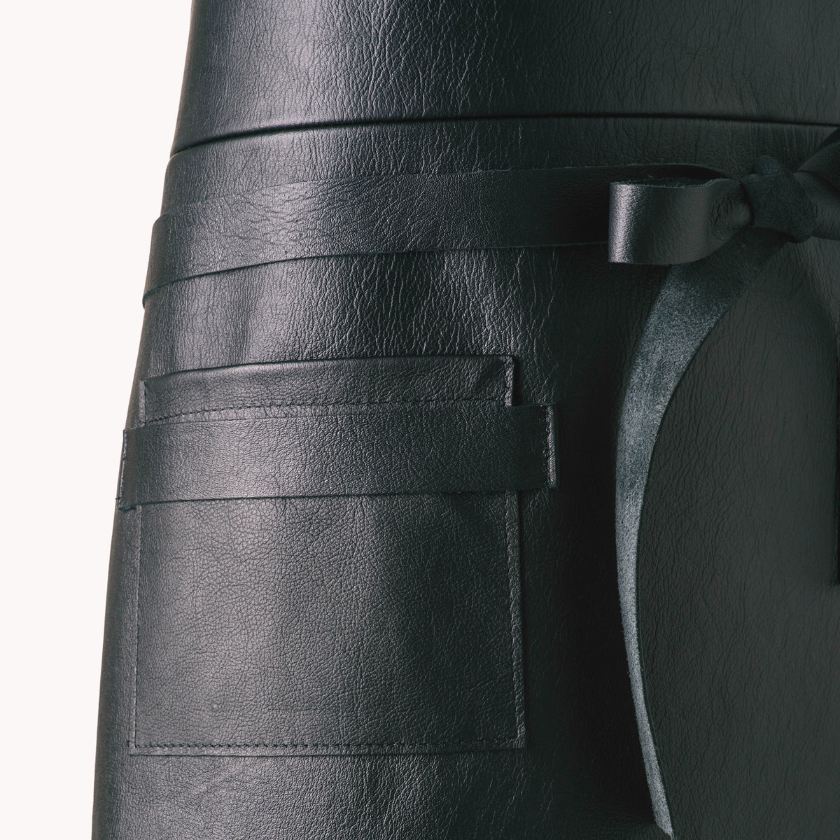 Classic Pocket Apron (Black) – Karmine Leather & Leathercraft