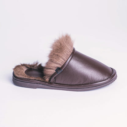 Turn-back Slide (Chocolate Brown)