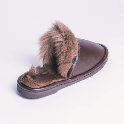 Turn-back Slide (Chocolate Brown)