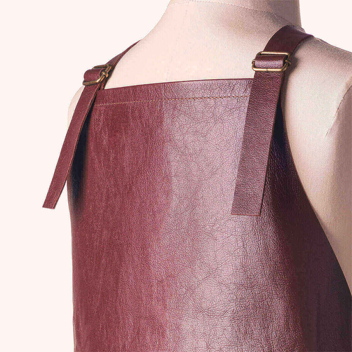 Deluxe Leather Apron (Burgundy)