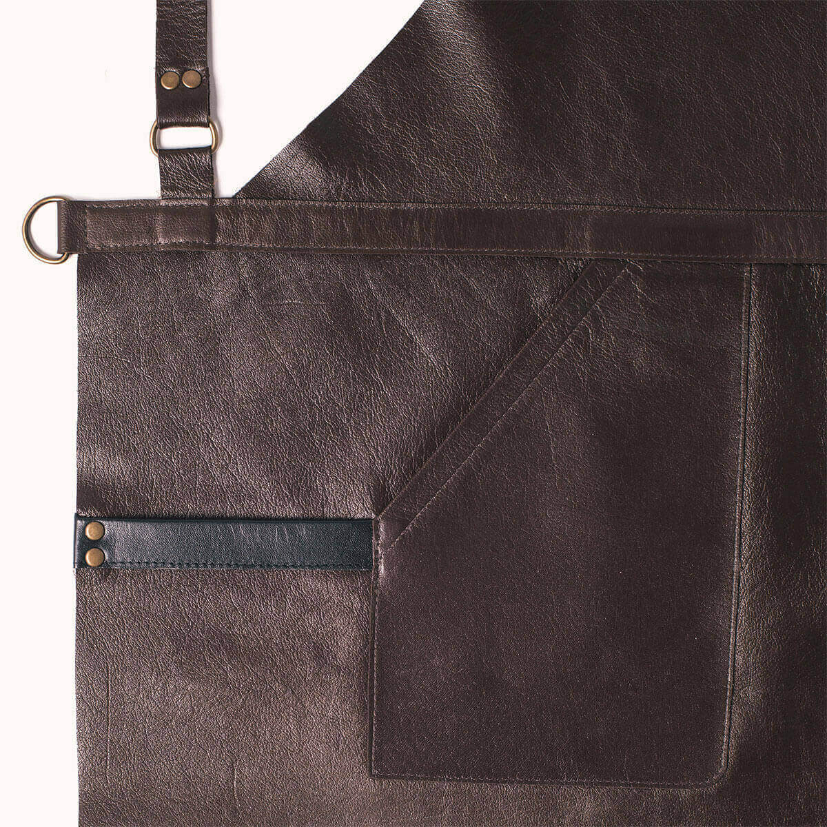 Deluxe Leather Apron (Chocolate Brown)