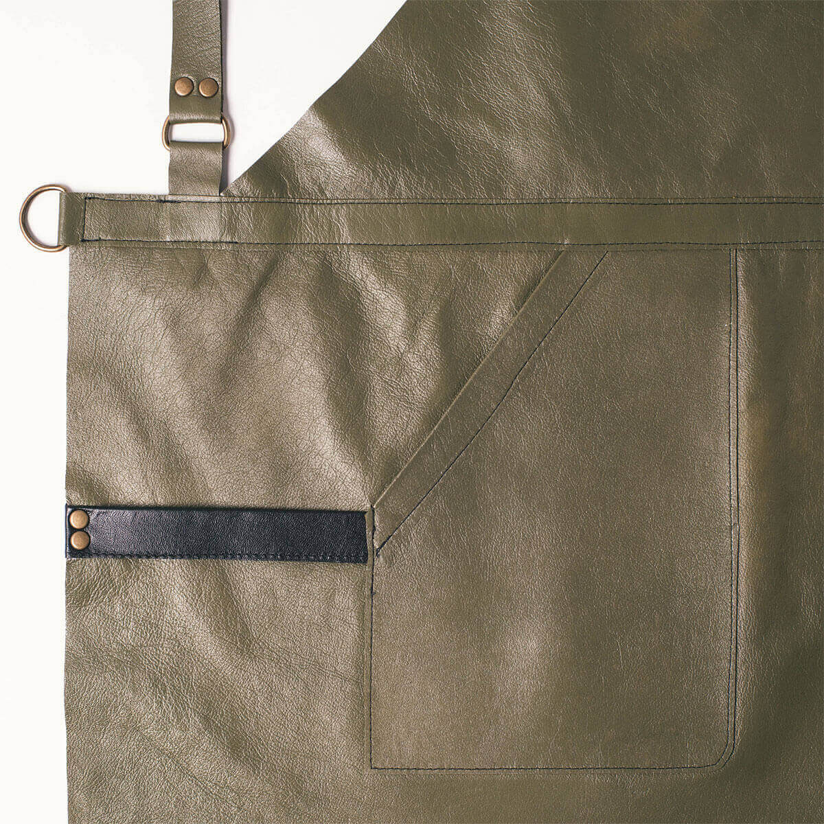 Deluxe Leather Apron (Eucalyptus)