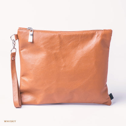 Karmine Leather Clutch (18 colours)